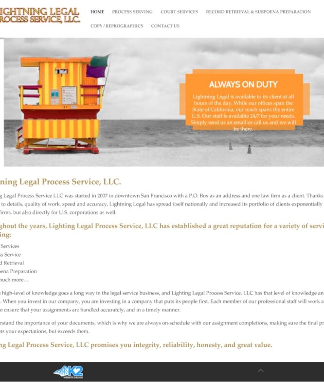Lightning Legal Process Service
